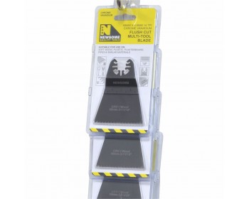 Clip Strip of 68mm x 0.6mm 14 TPI CRV Flush Cut Multi-Tool Blades